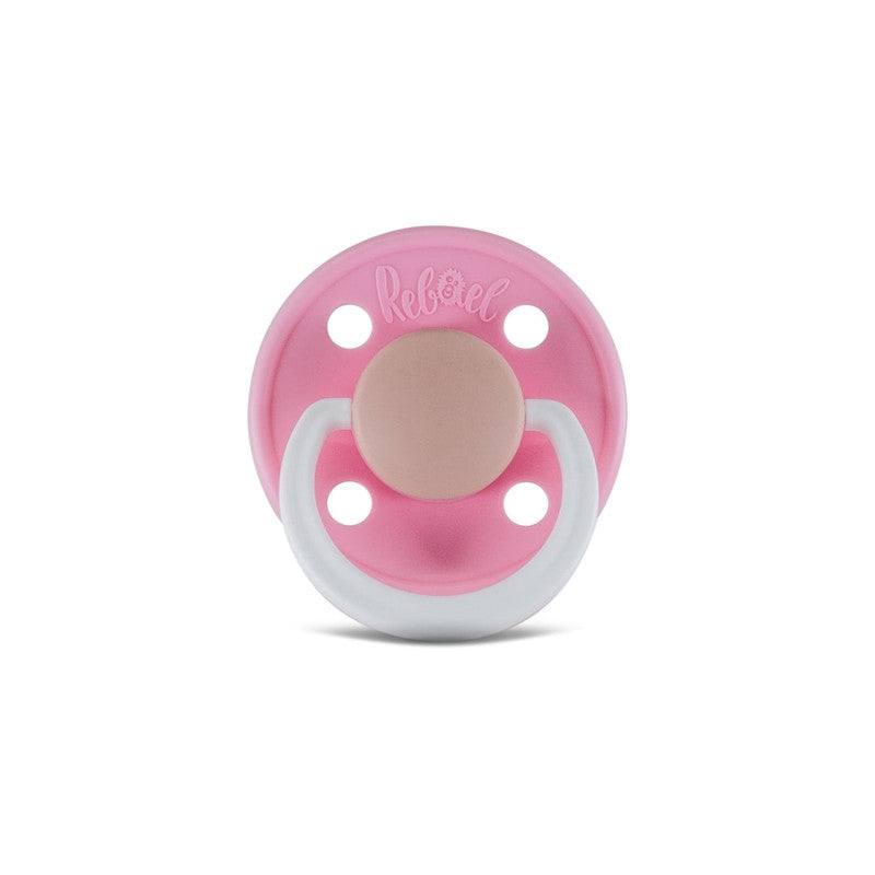 Rebael Fashion Round Pacifier Size 1 - Rising Soft Fox - Laadlee