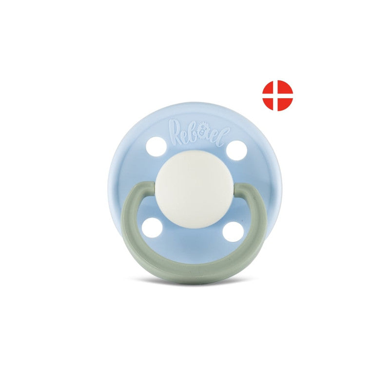 Rebael Fashion Round Pacifier Size 1 - Cold Pearly Dolphin - Laadlee