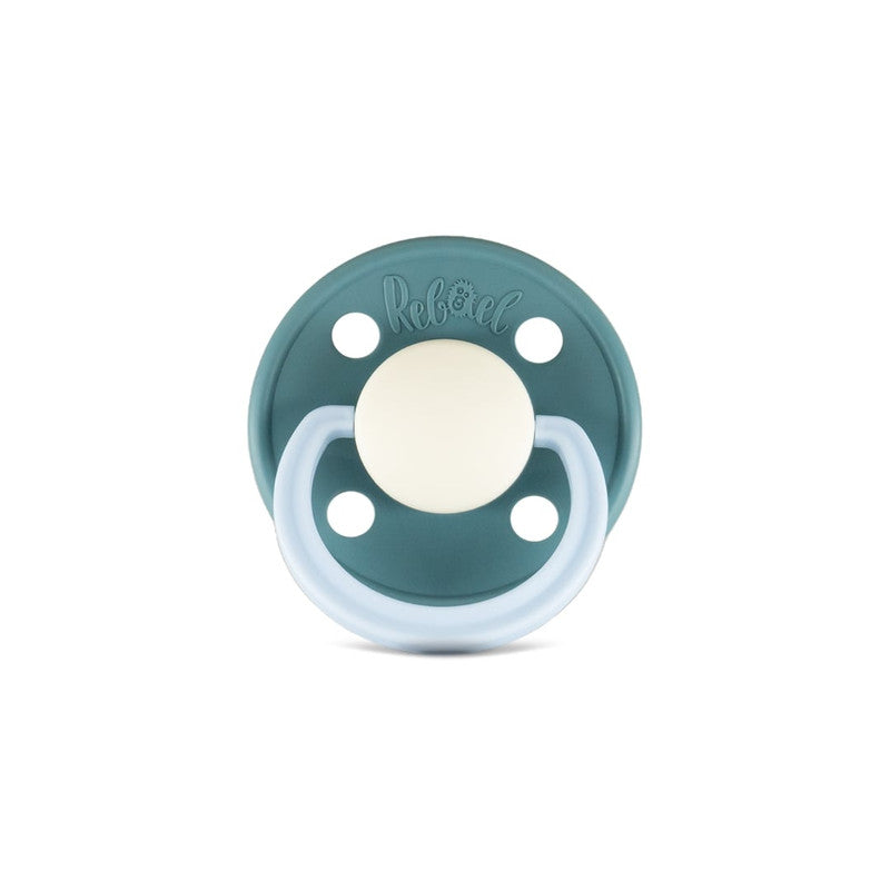 Rebael Fashion Round Pacifier Size 1 - Rainy Pearly Elephant - Laadlee