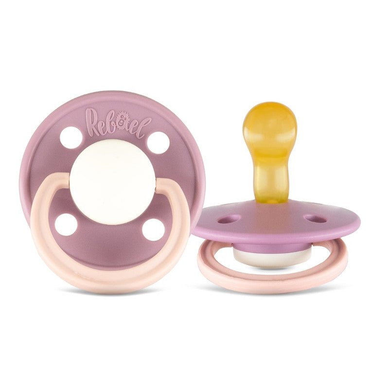 Rebael Fashion Round Pacifier Size 1 - Misty Pearly Poodle - Laadlee