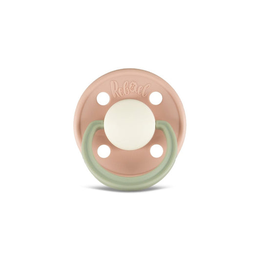 Rebael Fashion Round Pacifier Size 1 - Tornado Pearly Dolphin - Laadlee