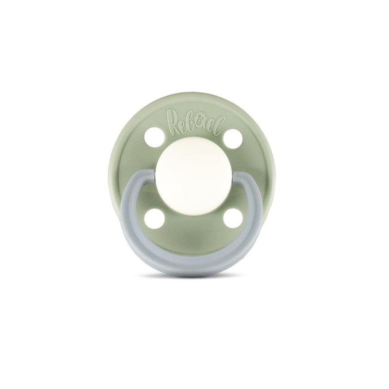 Rebael Fashion Round Pacifier Size 1 - Cloudy Pearly Pony - Laadlee