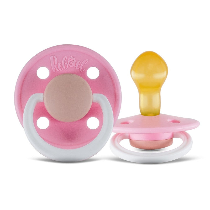 Rebael Fashion Round Pacifier Size 2 - Rising Soft Fox - Laadlee
