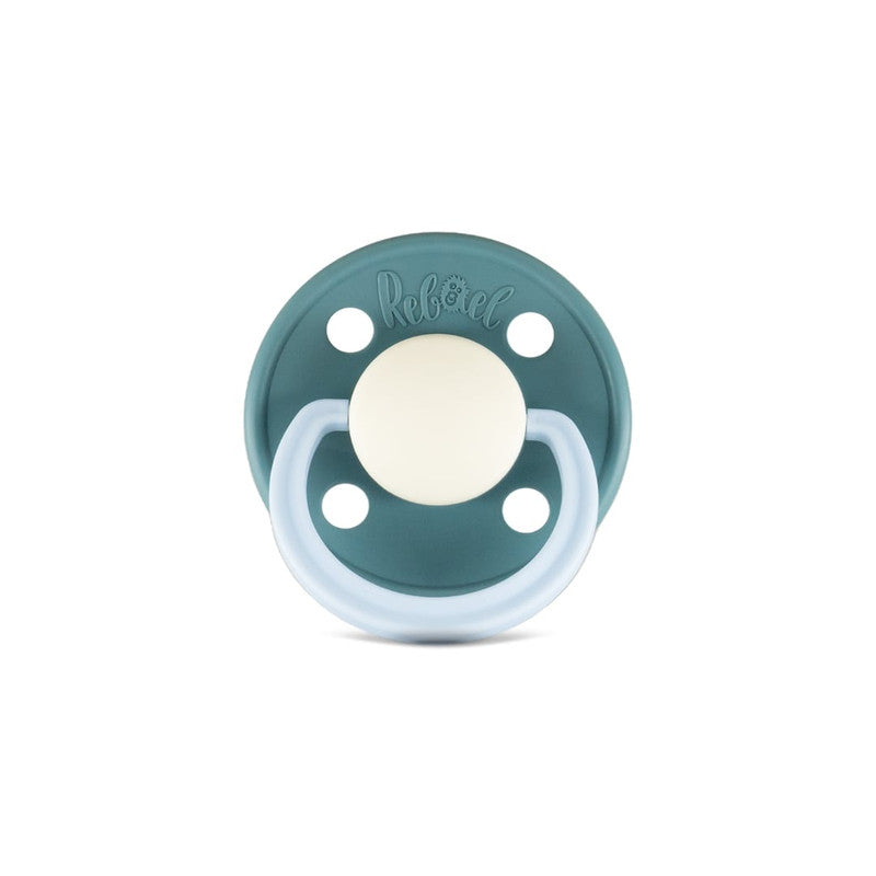 Rebael Fashion Round Pacifier Size 2 - Rainy Pearly Elephant - Laadlee