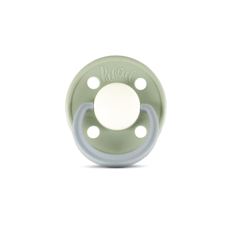 Rebael Fashion Round Pacifier Size 2 - Cloudy Pearly Pony - Laadlee