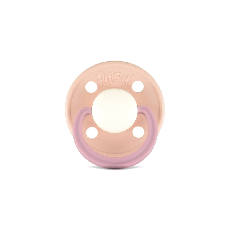 Rebael Fashion Round Pacifier Size 1 - Tornado Pearly Rhino - Laadlee