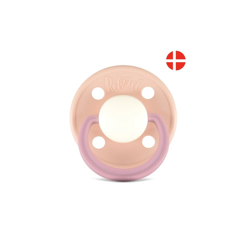 Rebael Fashion Round Pacifier Size 2 - Tornado Pearly Rhino - Laadlee
