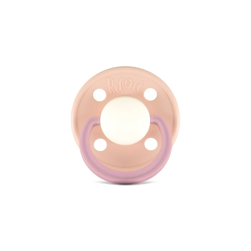 Rebael Fashion Round Pacifier Size 2 - Tornado Pearly Rhino - Laadlee