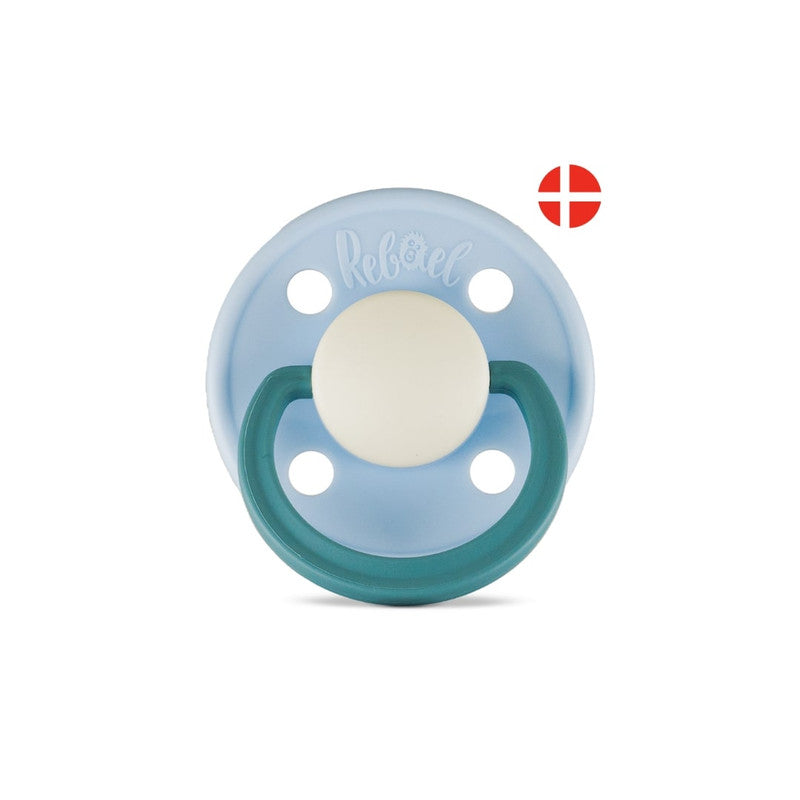 Rebael Fashion Round Pacifier Size 2 - Cold Pearly Snake - Laadlee