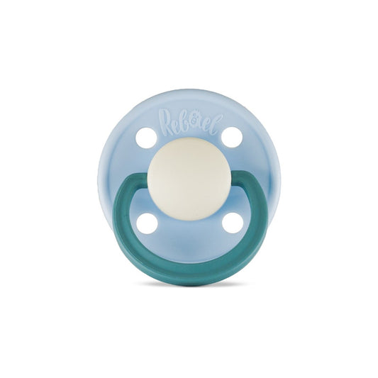 Rebael Fashion Round Pacifier Size 2 - Cold Pearly Snake - Laadlee