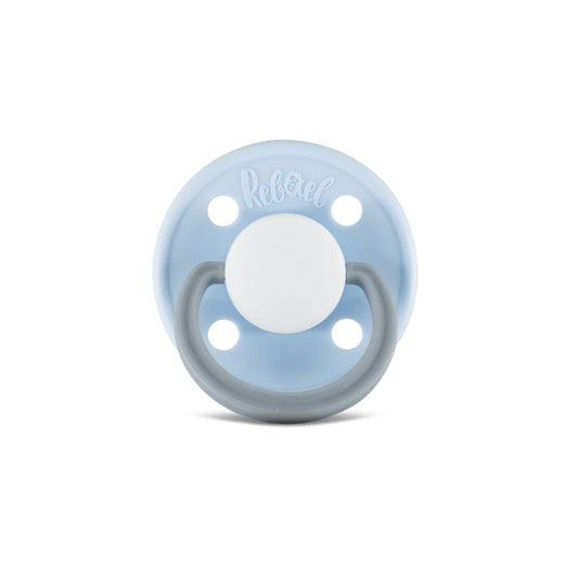 Rebael Fashion Round Pacifier Size 1 - Cold White Pony - Laadlee