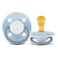 Rebael Fashion Round Pacifier Size 1 - Pack of 2 - Cold White Pony / Snowy Sky Pony - Laadlee