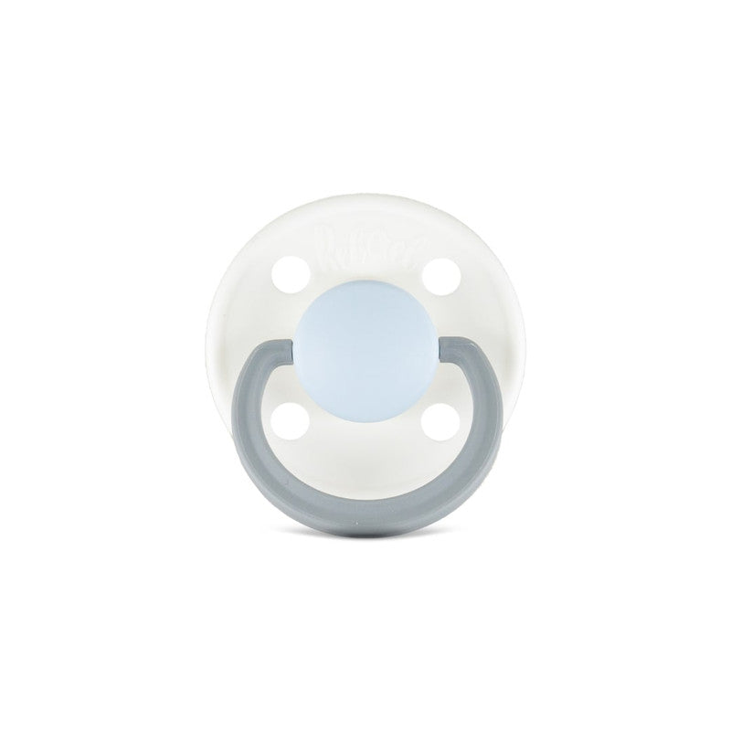 Rebael Fashion Round Pacifier Size 2 - Snowy Sky Pony - Laadlee