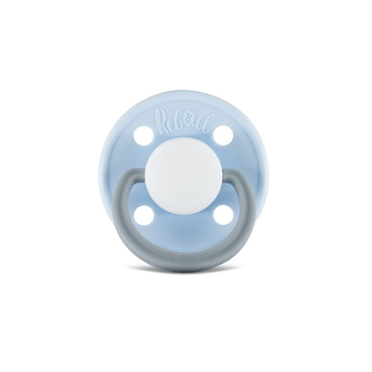 Rebael Fashion Round Pacifier Size 2 - Cold White Pony - Laadlee