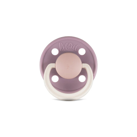 Rebael Fashion Round Pacifier Size 1 - Misty Soft Mouse - Laadlee