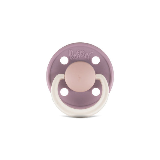 Rebael Fashion Round Pacifier Size 2 - Misty Soft Mouse - Laadlee
