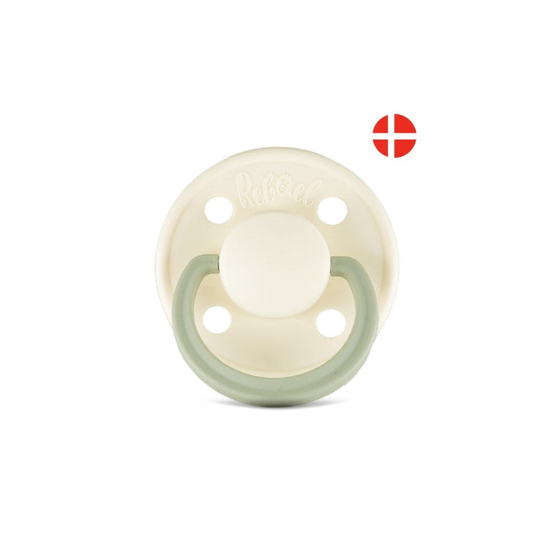 Rebael Fashion Round Pacifier Size 2 - Frosty Pearly Dolphin - Laadlee