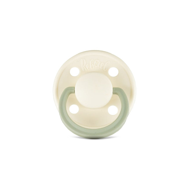 Rebael Fashion Round Pacifier Size 2 - Frosty Pearly Dolphin - Laadlee