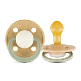 Rebael Fashion Round Pacifier Size 2 - Pack of 2 - Cloudy Pearly Lion / Dusty Pearly Dolphin - Laadlee