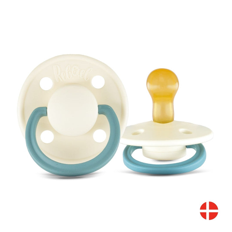 Rebael Fashion Round Pacifier Size 1 - Frosty Pearly Snake - Laadlee