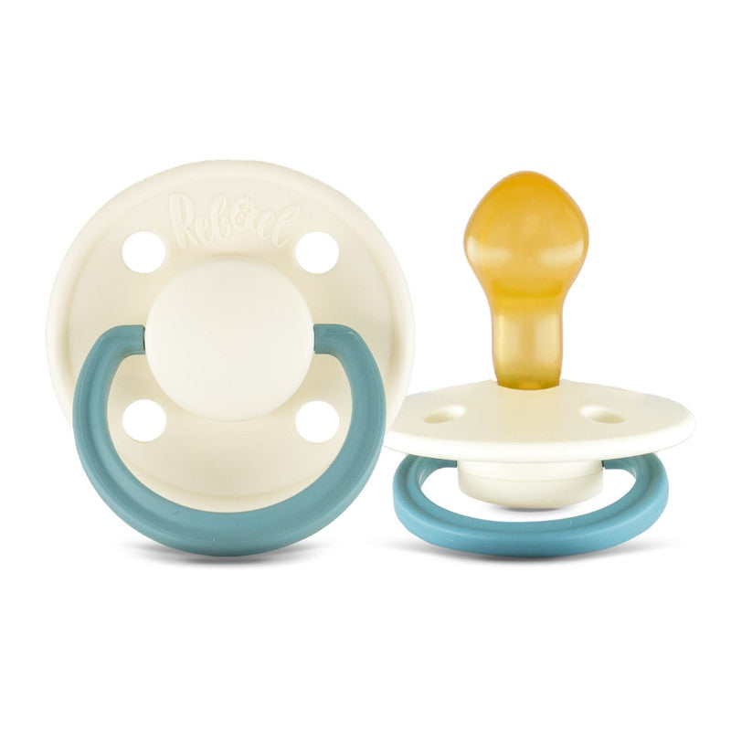 Rebael Fashion Round Pacifier Size 2 - Frosty Pearly Snake - Laadlee