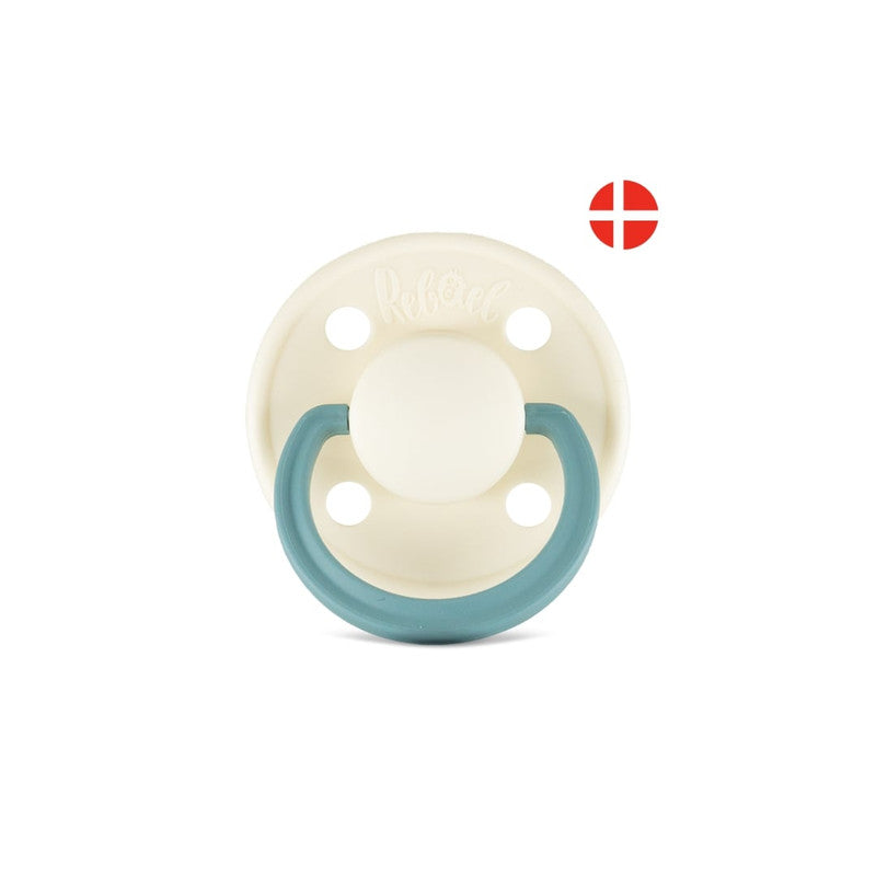 Rebael Fashion Round Pacifier Size 2 - Frosty Pearly Snake - Laadlee