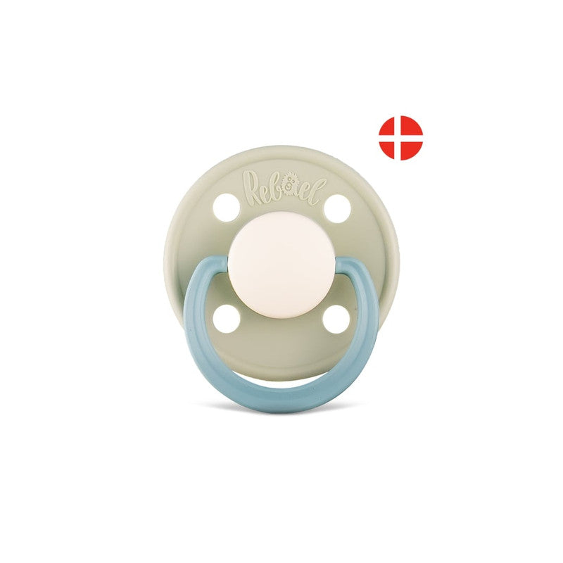 Rebael Fashion Round Pacifier Size 1 - Cloudy Pearly Snake - Laadlee