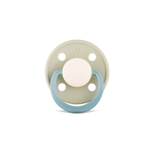 Rebael Fashion Round Pacifier Size 1 - Cloudy Pearly Snake - Laadlee
