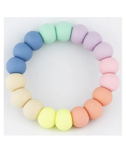 Desert Chomps Solo  Classic Teether - Rainbow - Laadlee