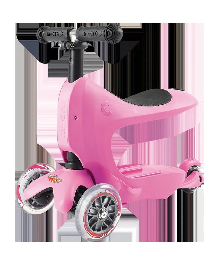 Micro Mini2go Classic Scooter - Pink - Laadlee