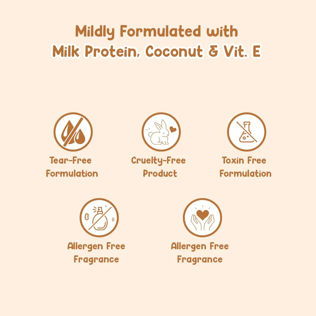 Mother Sparsh Milky Soft Baby Shampoo - 200ml - Laadlee