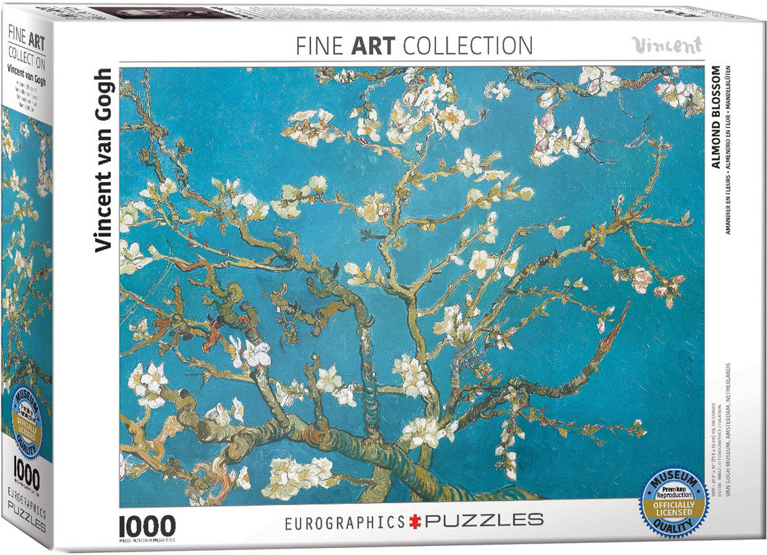 EuroGraphics Almond Blossom by Vincent van Gogh 1000 Piece Puzzle - Laadlee