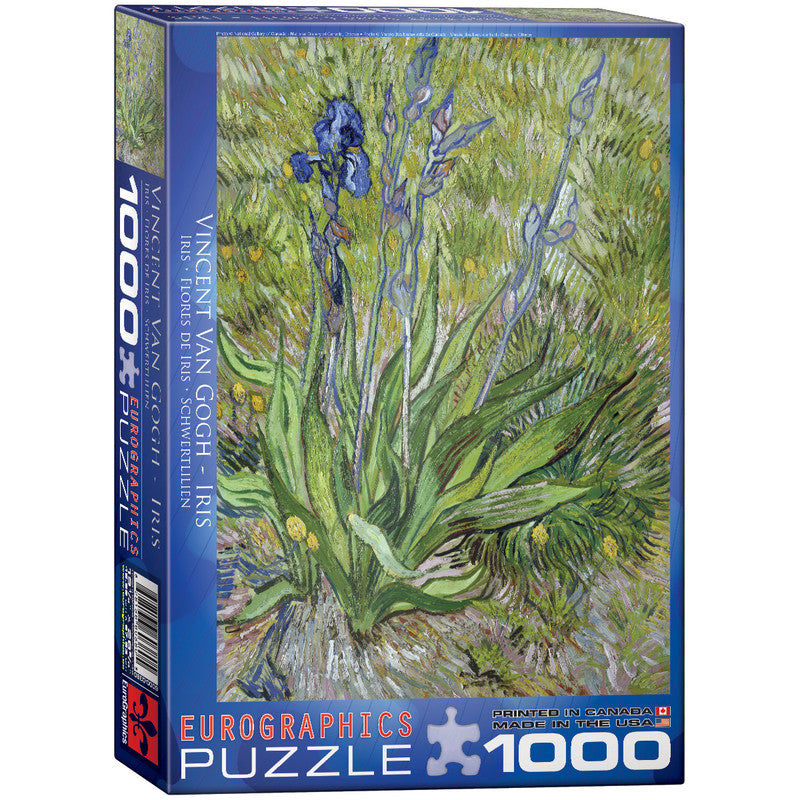 EuroGraphics Iris By Vincent Van Gogh 1000 Pieces Puzzle - Laadlee