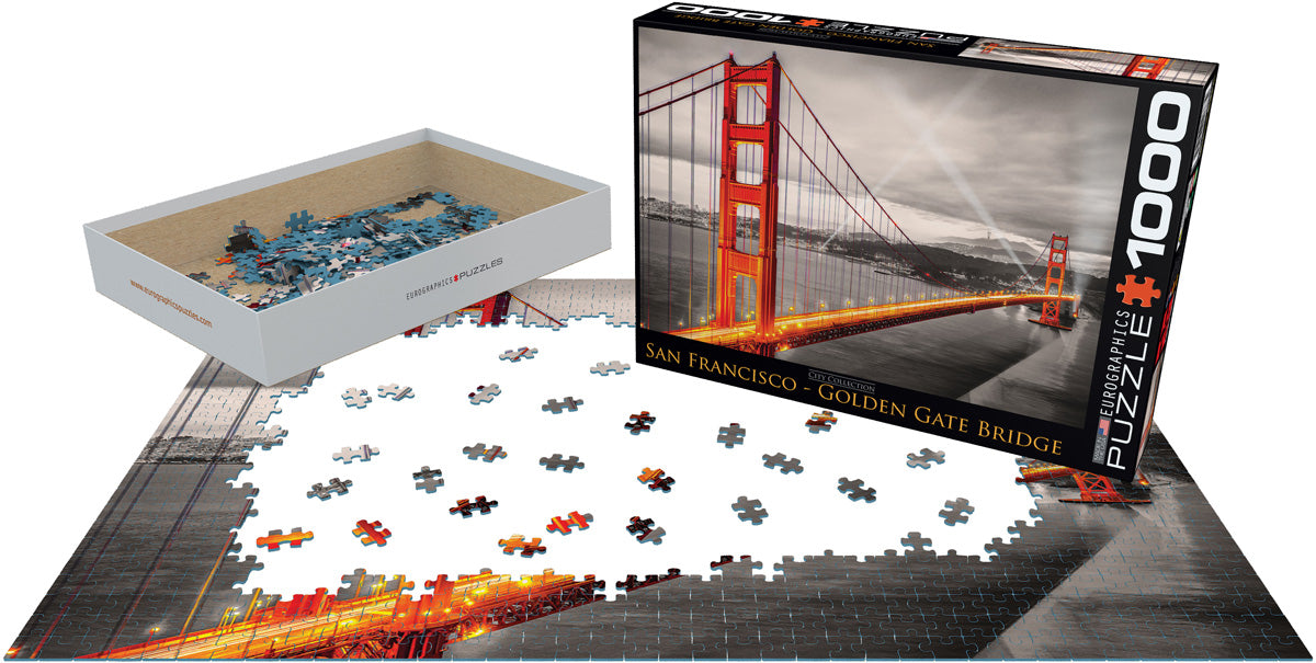 EuroGraphics San Francisco Golden Gate Bridge 1000 Piece Puzzle - Laadlee