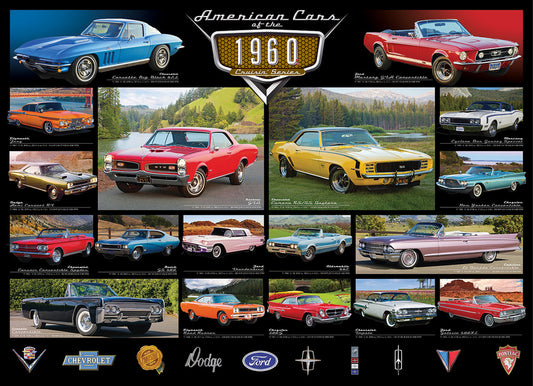EuroGraphics American Cars Of The 1960S-1000 Pcs - Laadlee