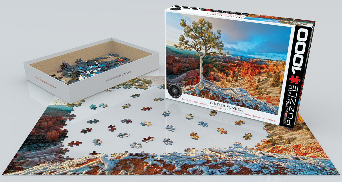 EuroGraphics Winter Sunrise-1000 Pcs - Laadlee