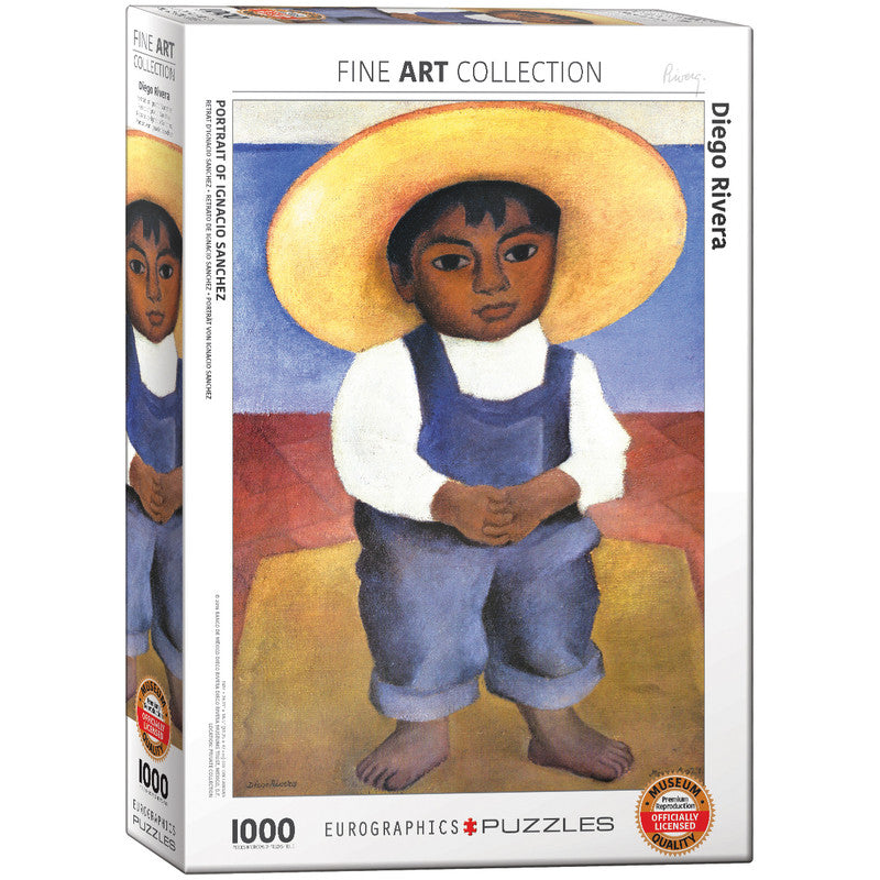 EuroGraphics Portrait of Ignacio Sanchez by Diego Rivera 1000 Pieces Puzzle - Laadlee
