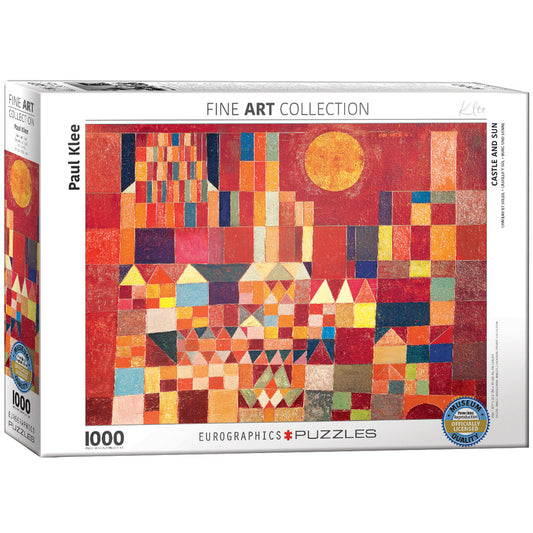 EuroGraphics Castle And Sun By Paul Klee -1000 Pcs Puzzle - Laadlee