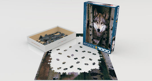 EuroGraphics Gray Wolf-1000 Pcs Puzzle - Laadlee