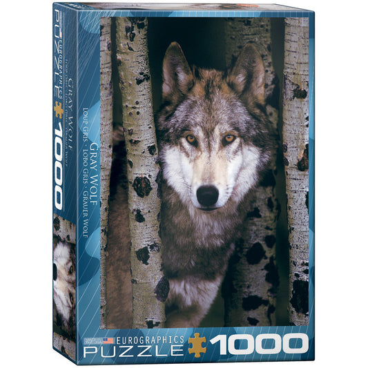 EuroGraphics Gray Wolf-1000 Pcs Puzzle - Laadlee