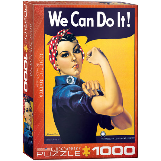 EuroGraphics Rosie The Riveter 1000 Pieces Puzzle - Laadlee