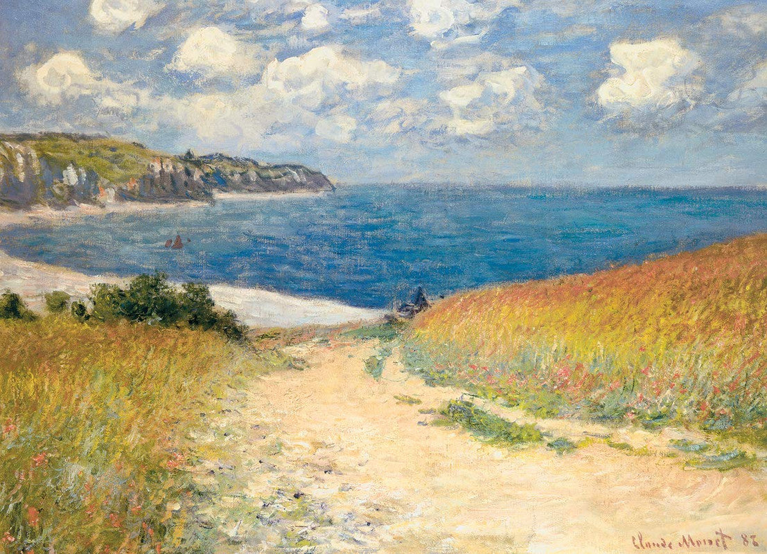 EuroGraphics Path Through The Wheat Fields By Claude Monet 1000 Pieces Puzzle - Laadlee
