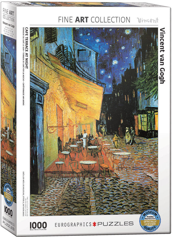 EuroGraphics Café Terrace at Night by Vincent van Gogh 1000-Piece Puzzle - Laadlee