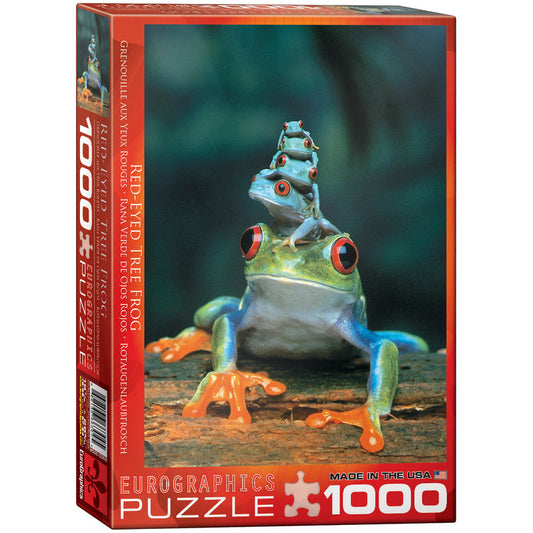 EuroGraphics Red Eyed Tree Frog - 1000 Pcs Puzzle - Laadlee