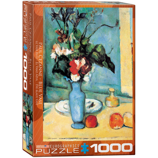EuroGraphics Blue Vase By Paul Cezanne 1000 Pieces Puzzle - Laadlee