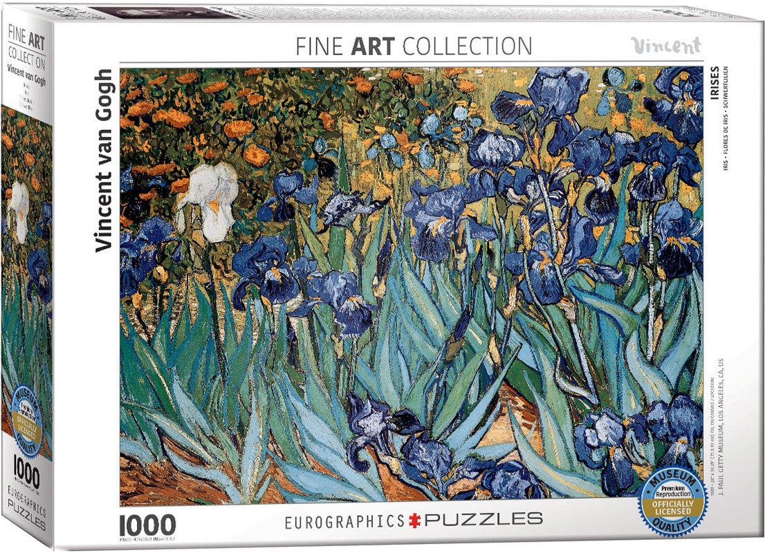 EuroGraphics Irises by Vincent van Gogh 1000 Piece Puzzle - Laadlee
