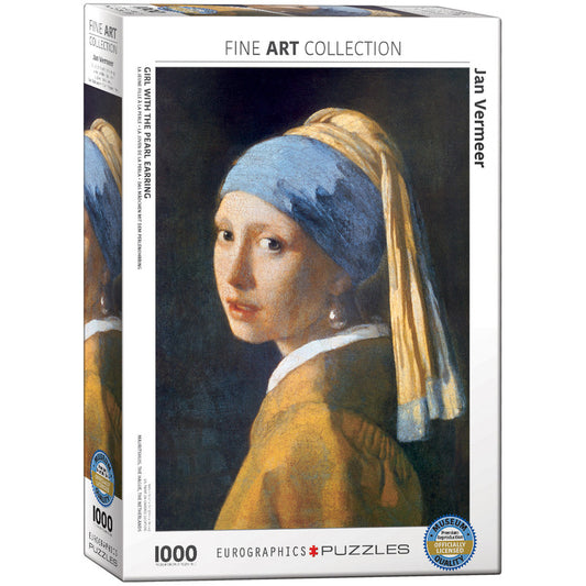 EuroGraphics Girl With The Pearl Earring 1000 Pieces Puzzle - Laadlee