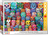 EuroGraphics Traditional Mexican Skulls 1000 Piece Puzzle - Laadlee