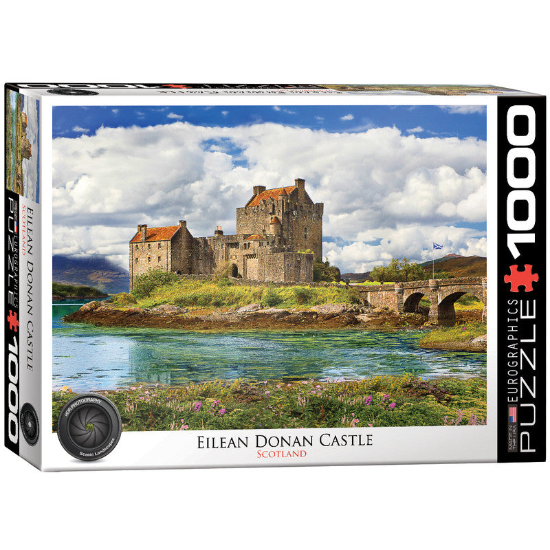 EuroGraphics Eilean Donan Castle - Scotland 1000 Pieces Puzzle - Laadlee