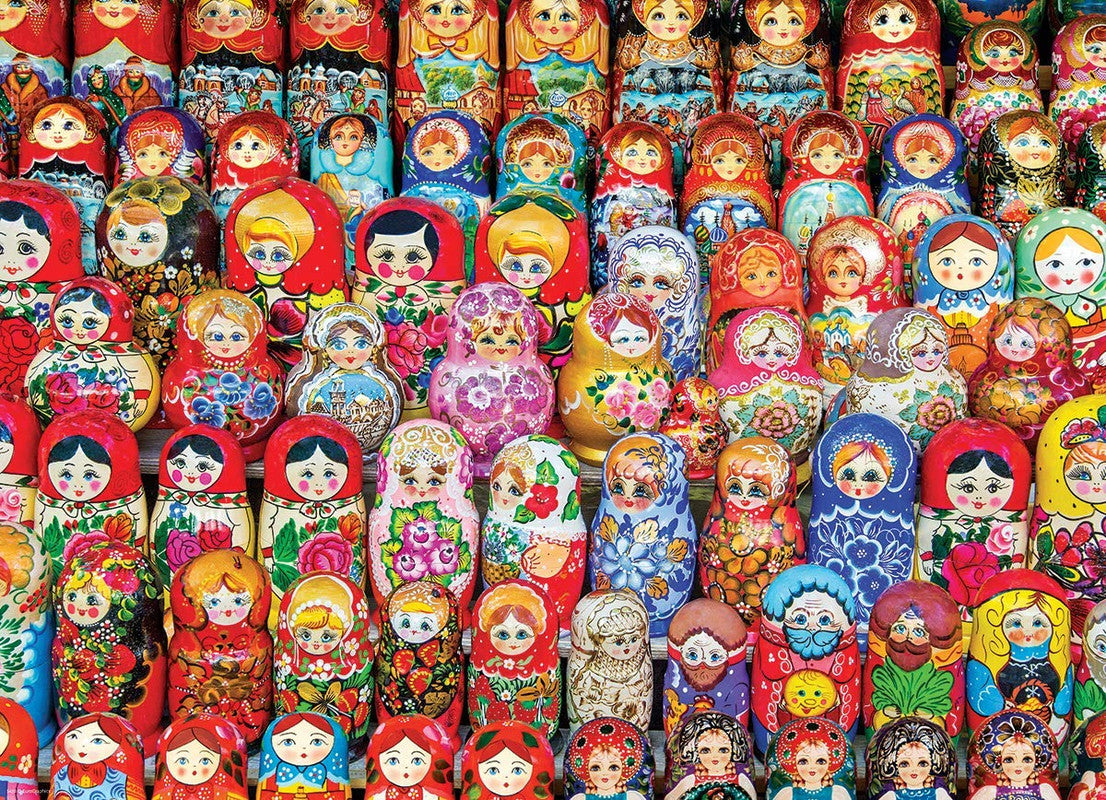 EuroGraphics Russian Matryoshka Dolls 1000 Pieces Puzzle - Laadlee